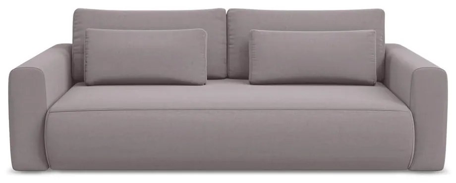 Divano lavanda allungabile/con contenitore con rivestimento in velluto 238 cm Kapua – Makamii