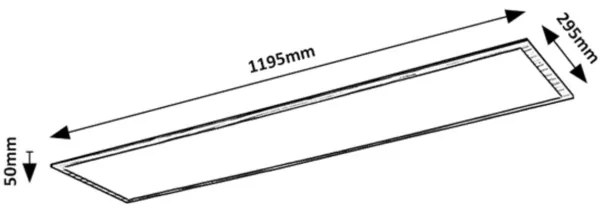 Rabalux 6909 - Pannello LED a plafone ALMOND LED/40W/230V 4000K