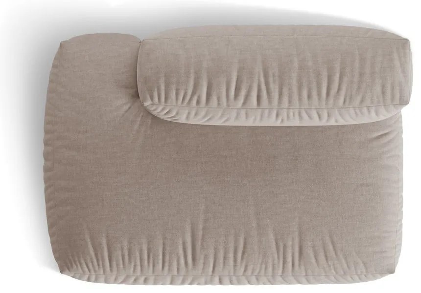 Modulo divano beige (angolo sinistro) Martina - Micadoni Home