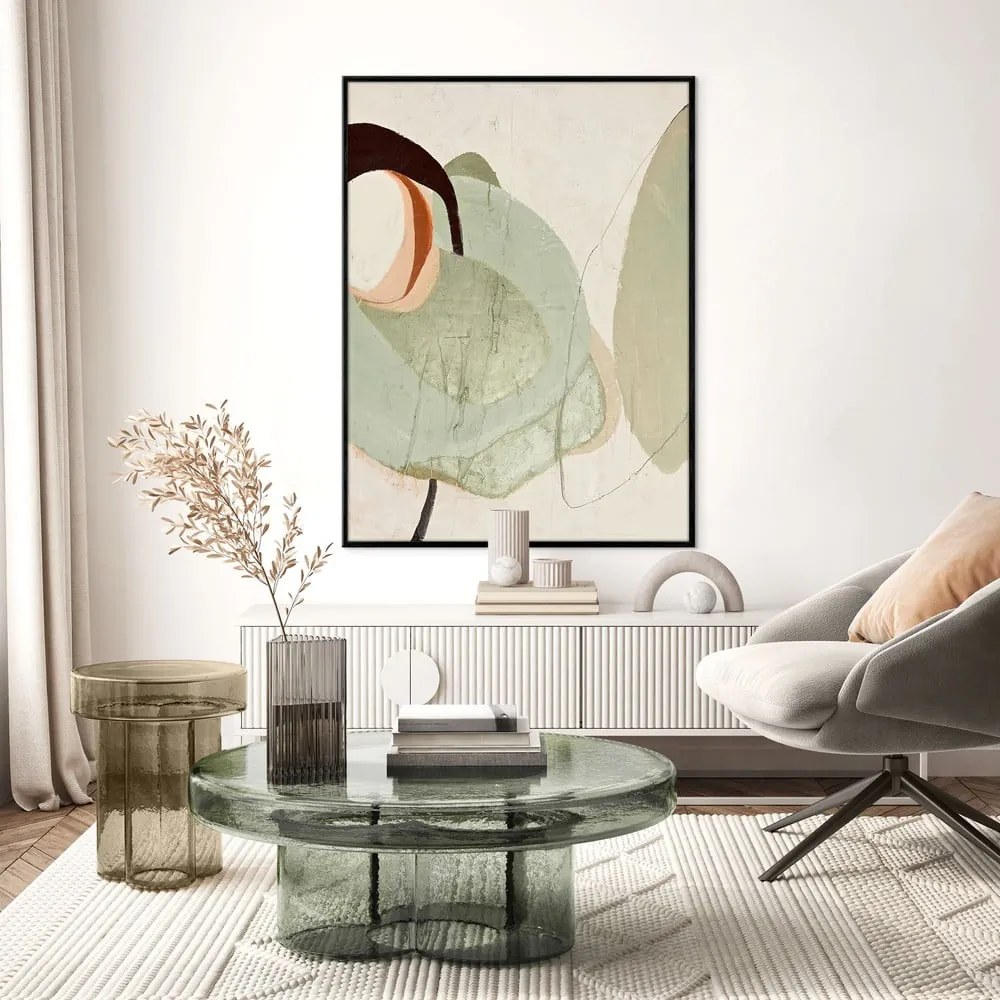 Quadro dipinto a mano 90x120 cm Moon Rock - Malerifabrikken