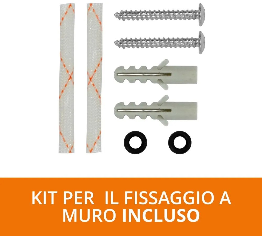 Applique da Esterno Monodirezione IP65 GU10 Stondata - Inox Base GU10