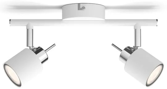 Philips - Faretto MERANTI 2xGU10/35W/230V bianco