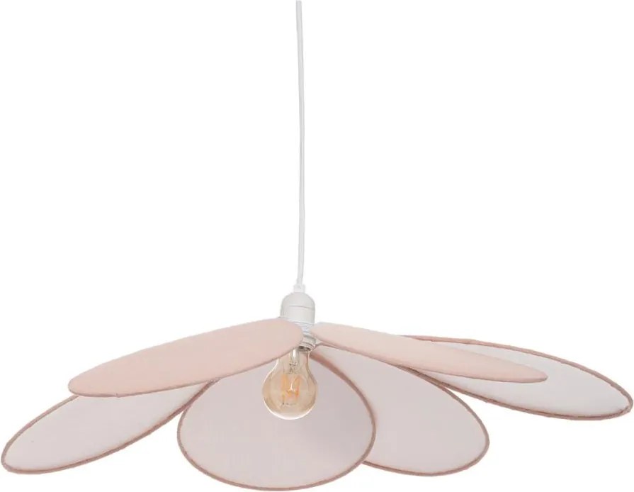 Atmosphera - Lampadario a sospensione per bambini PETAL 1xE27/40W/230V Ø 64 cm rosa