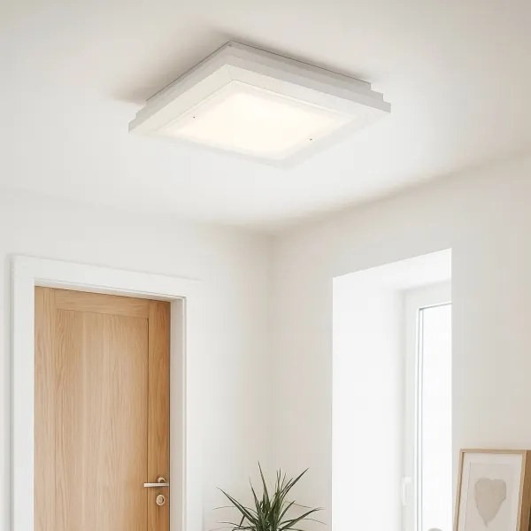 Argon 7266 - Plafoniera TABOR 2xE27/15W/230V 32x32 cm bianca