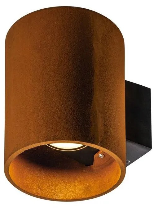 SLV - Rusty® Up/Down Rotondo Applique da Parete da Esterno 3000/4000K Ruggine SLV