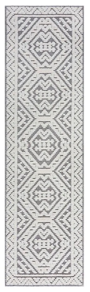 Runner in ciniglia lavabile grigio 60x240 cm Jaipur - Flair Rugs