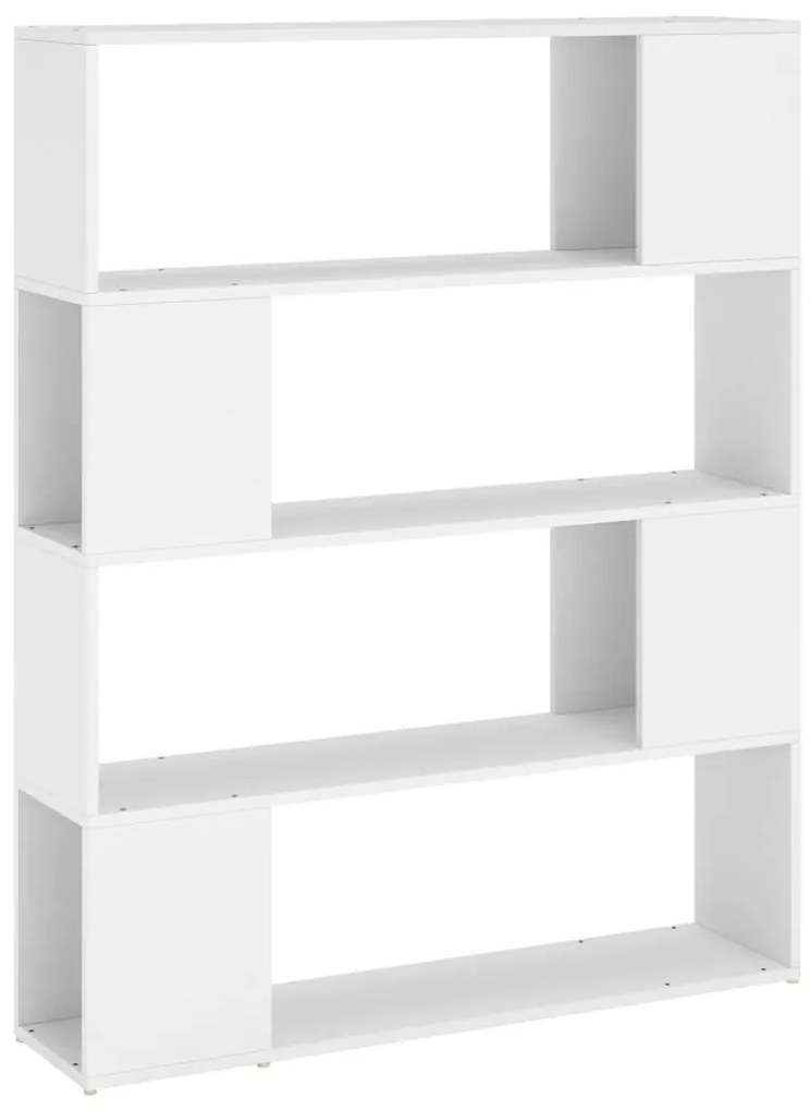 Libreria/Divisorio Bianco 100x24x124 cm