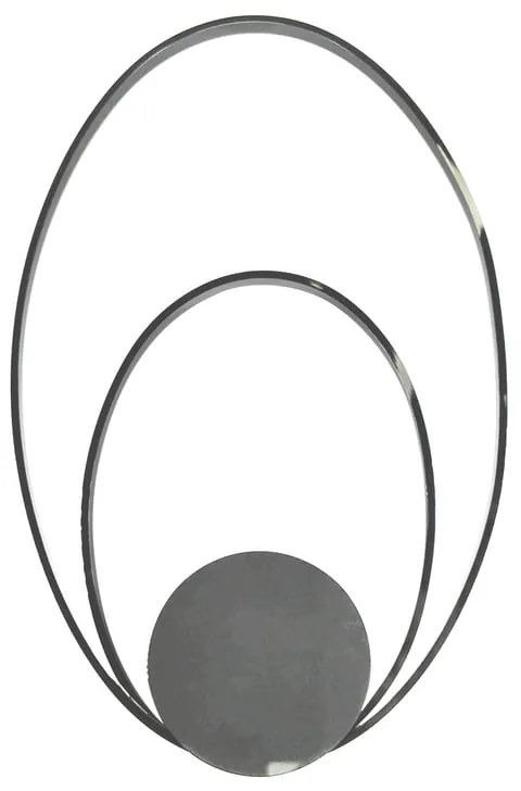 Plafoniera LED Bea cromo IP20 bianco naturale, 2500 lumen NOVECENTO