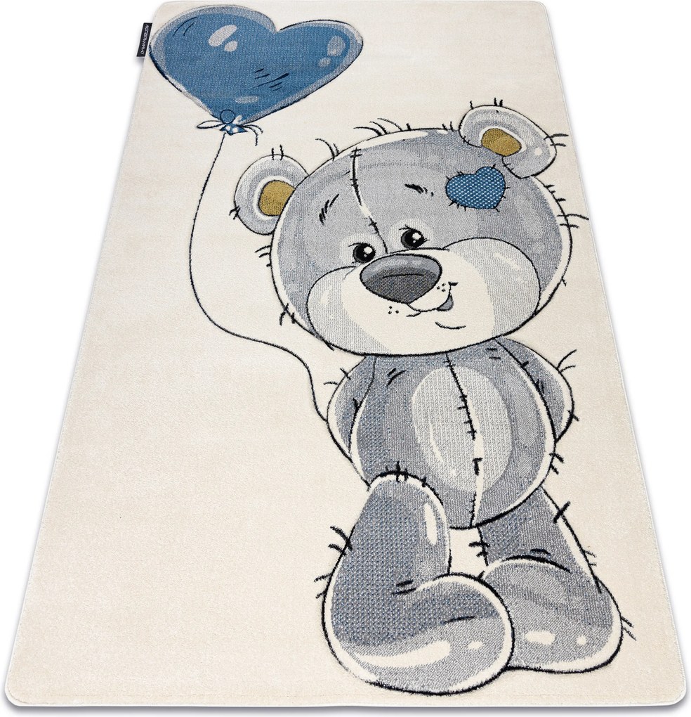 Tappeto PETIT TEDDY orsacchiotto di peluche crema