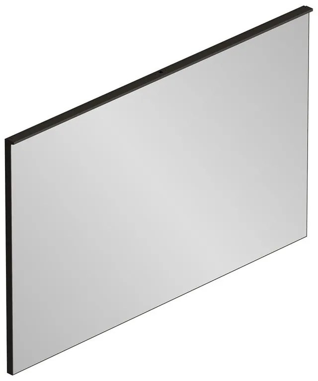 Specchio con illuminazione integrata bagno rettangolare Lumea L 120 x H 75 x P 4 cm nero