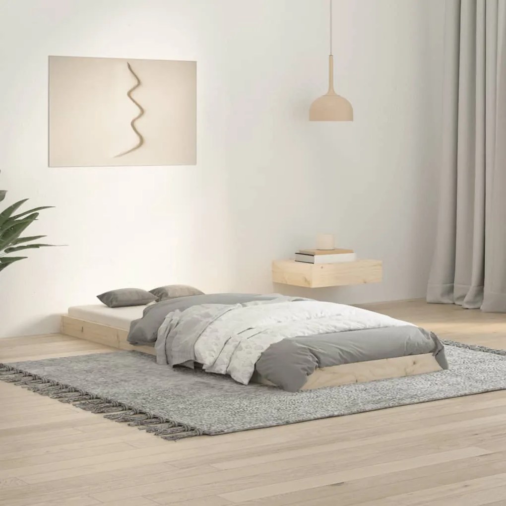 Giroletto 75x190 Cm Small Single İn Legno Massello Di Pino /