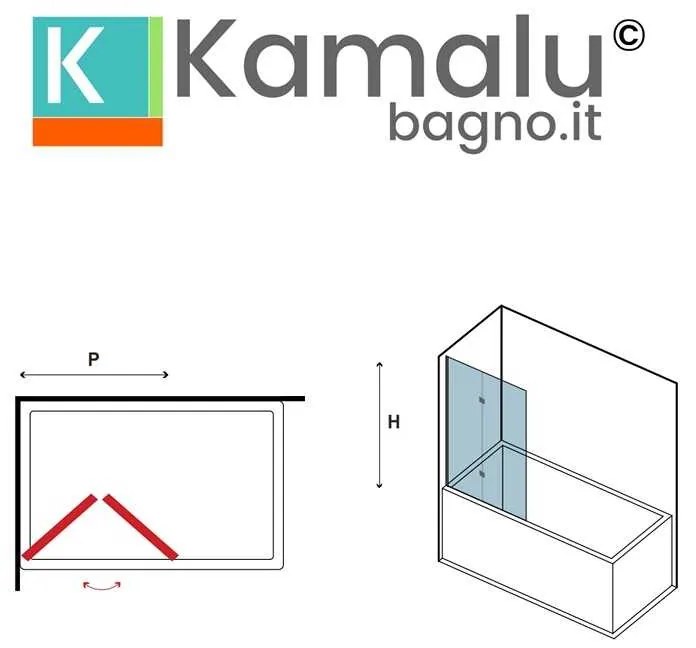 Kamalu - sopravasca pieghevole 80 cm | kvs7000