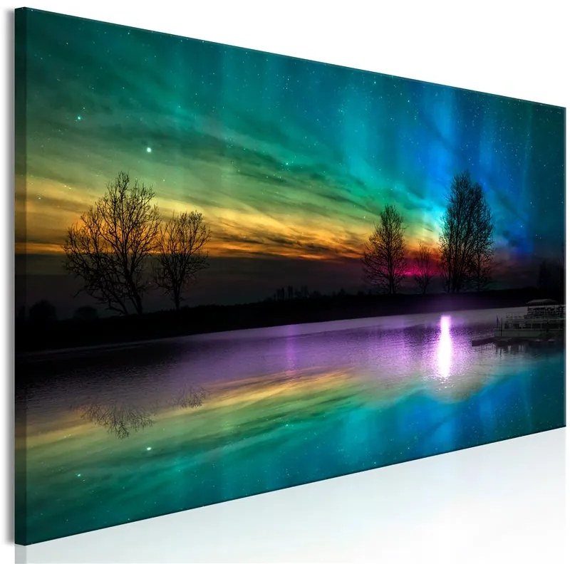 Quadro Rainbow Aurora (1 Part) Narrow