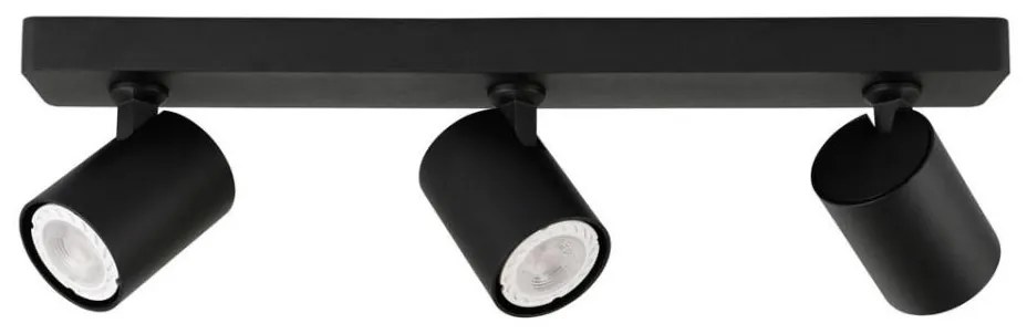 ITALUX SPL-2071-3-MB-BL - Faretto LUMSI 3xGU10/35W/230V nero