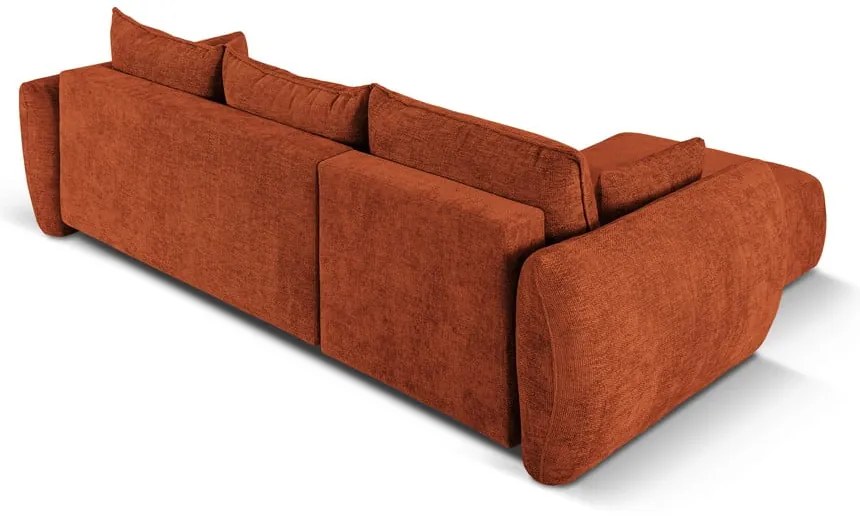 Divano angolare arancione (angolo sinistro) Matera - Cosmopolitan Design