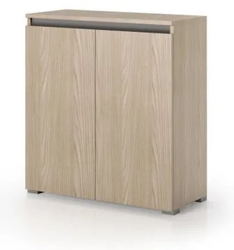 Mobile lavanderia Laundry 2 ante in truciolare olmo P 37 x L 80 x H 102 cm