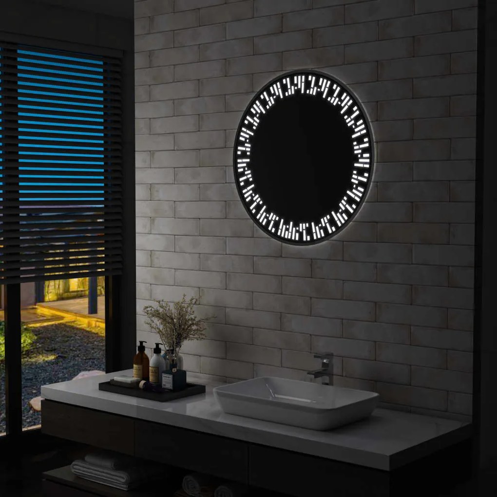 Specchio A Led Per Bagno 70 Cm /