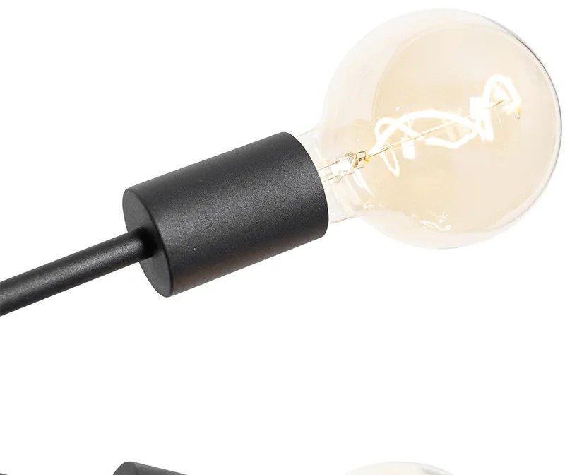 Lampada a sospensione moderna nera 80 cm 6 luci - Sydney