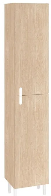 Colonna per mobile bagno Easy SENSEA 2 ante P 32 x L 35 x H 186 cm rovere placcato legno