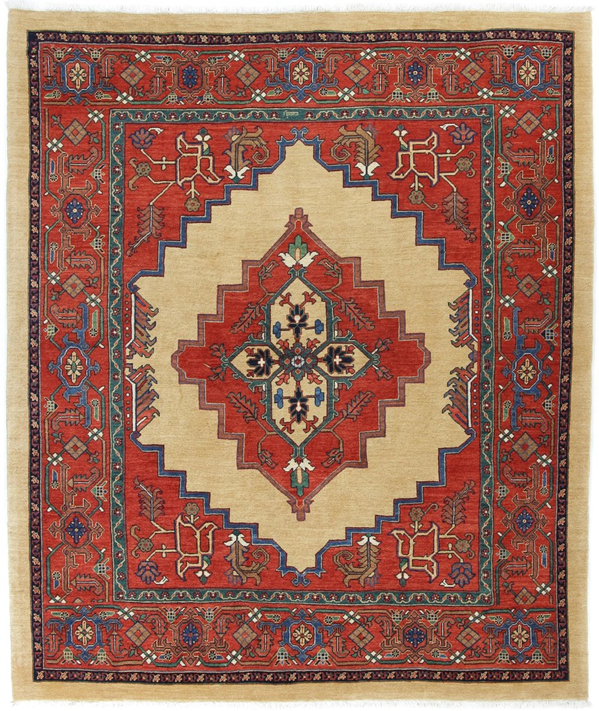 Heriz Tappeto persiano 210x260 (Iran) Annodato A Mano