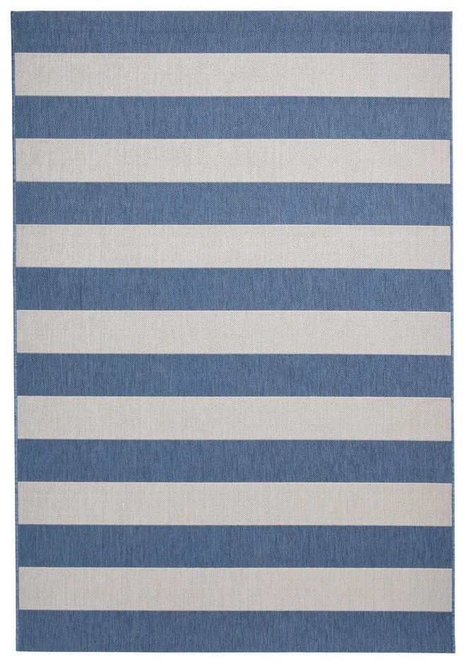 Tappeto per esterni blu/beige 230x160 cm Santa Monica - Think Rugs