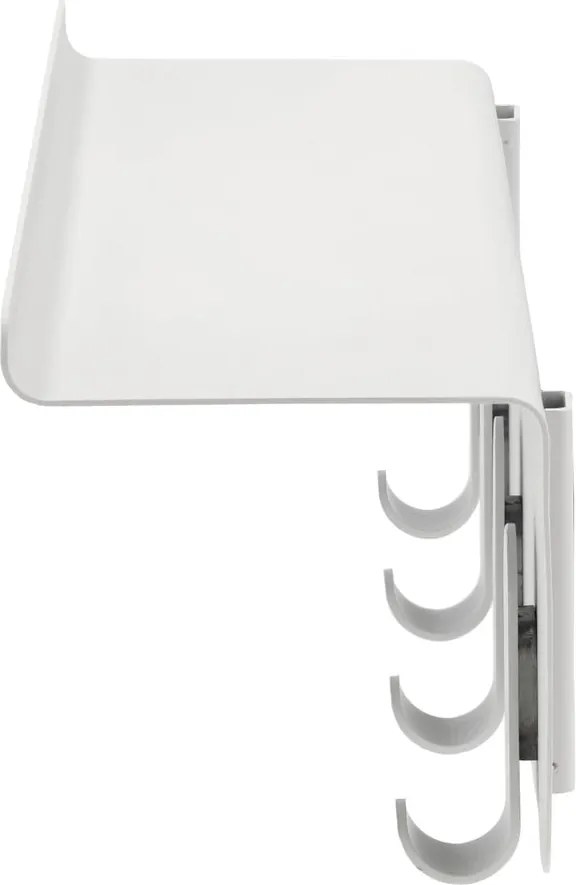 Attaccapanni da parete grigio chiaro in acciaio con scaffale 11,5 cm A-Hallway – Zone