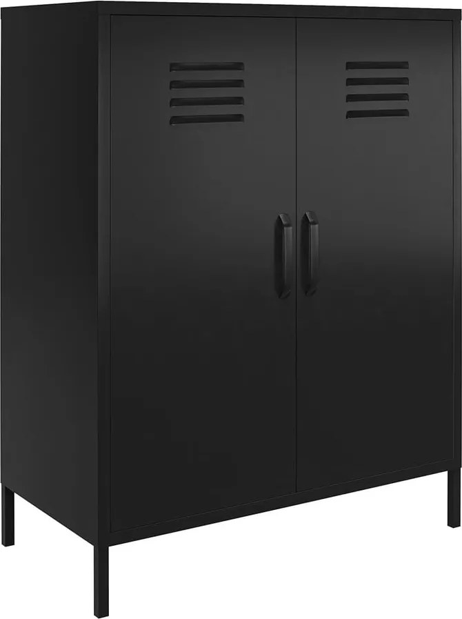 Mobile in metallo nero 40x102x80 cm Mission District - Støraa