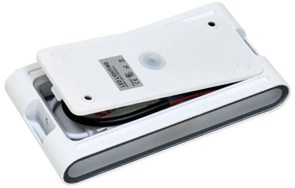 Ecolite ZFP12-BI - Applique a LED da esterno BRICK 2xLED/6W/230V IP65 bianco