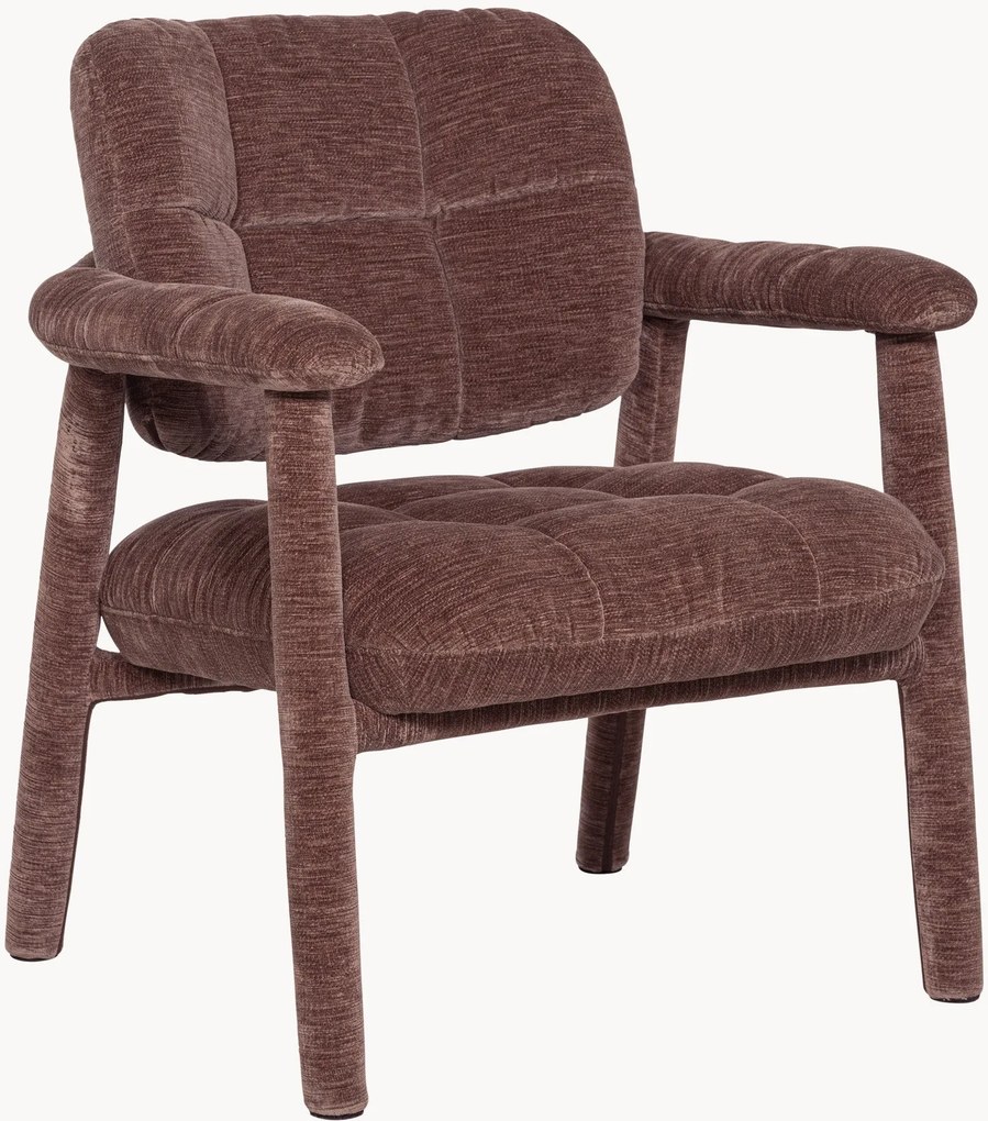 Poltrona in ciniglia Loom