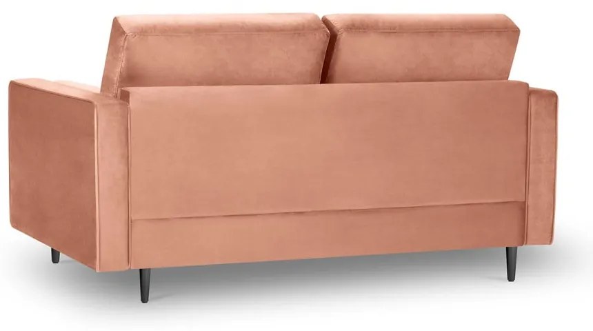 Divano in velluto rosa , 174 cm Santo - Milo Casa