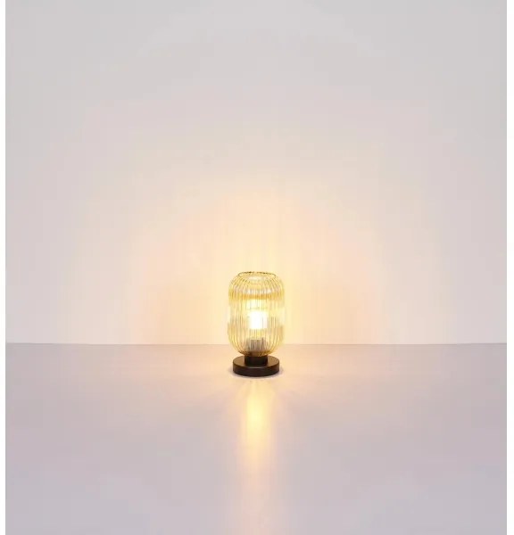 Globo 15469TA - Lampada da tavolo NORMY 1xE27/40W/230V marrone