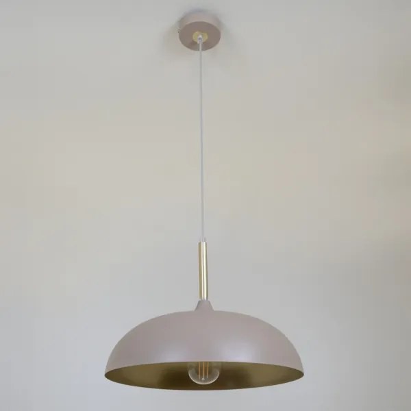 Brilagi - Lampadario a sospensione con filo ABRAHAM 1xE27/60W/230V diametro 35 cm beige