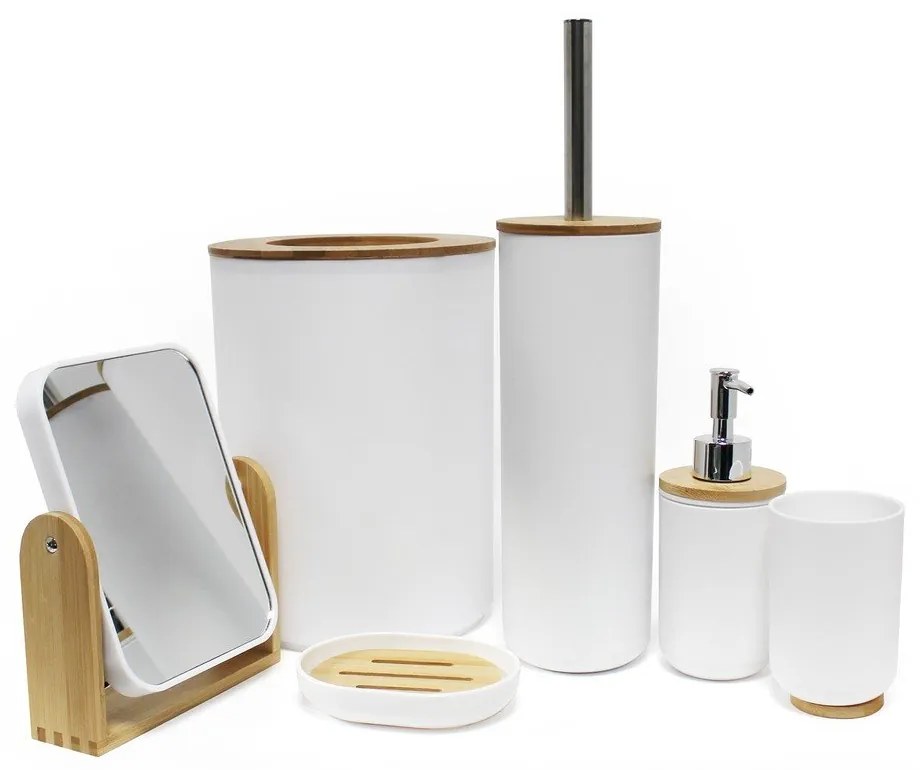 Portaspazzolino bianco in plastica Smart – douceur d'intérieur