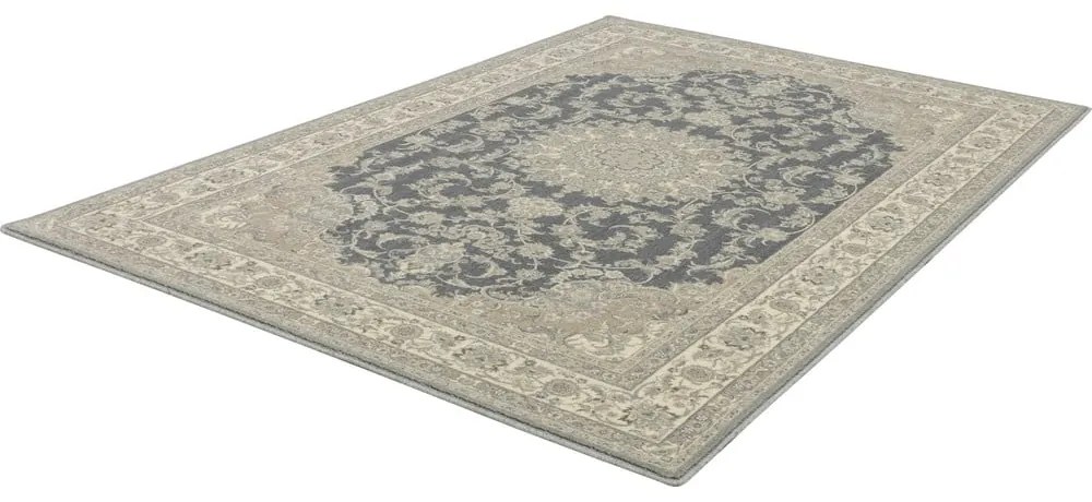 Tappeto in lana grigio 160x240 cm Beatrice - Agnella