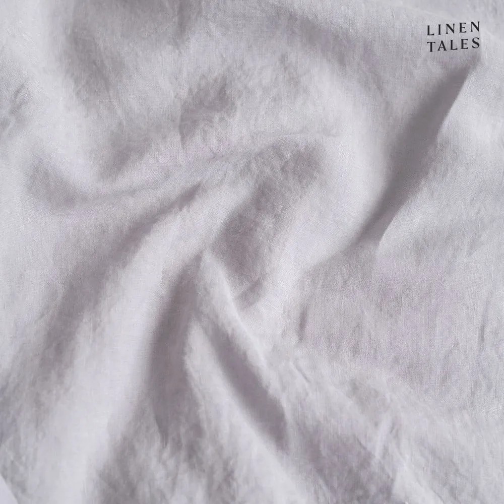 Lenzuolo di lino grigio 200x140 cm Light Grey - Linen Tales