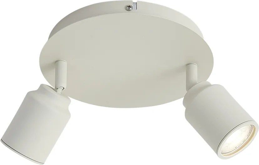 Faretto da incasso moderno beige 2 luci IP44 - Ducha