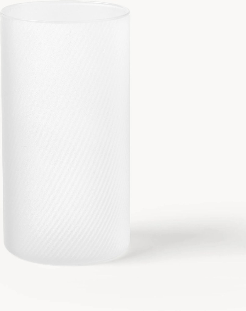 Set di 4 bicchieri alti in vetro soffiato Limon