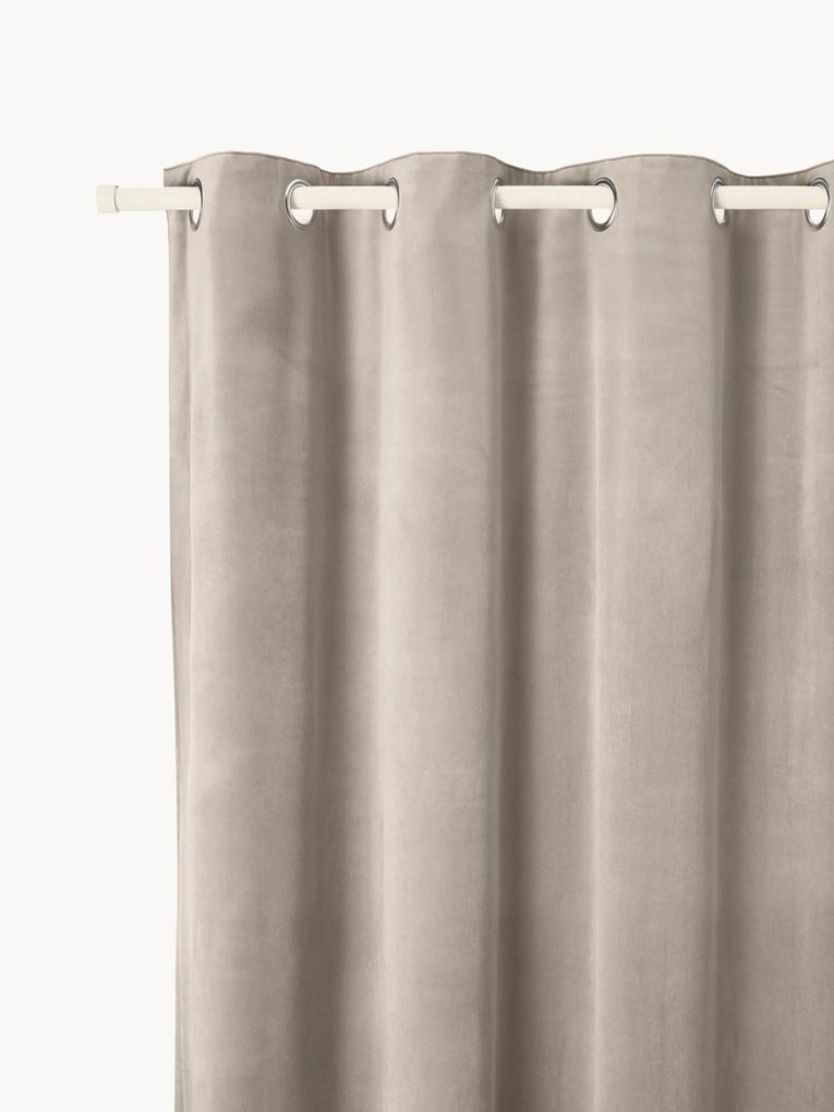 Tenda oscurante in velluto con occhielli Rush 2 pz