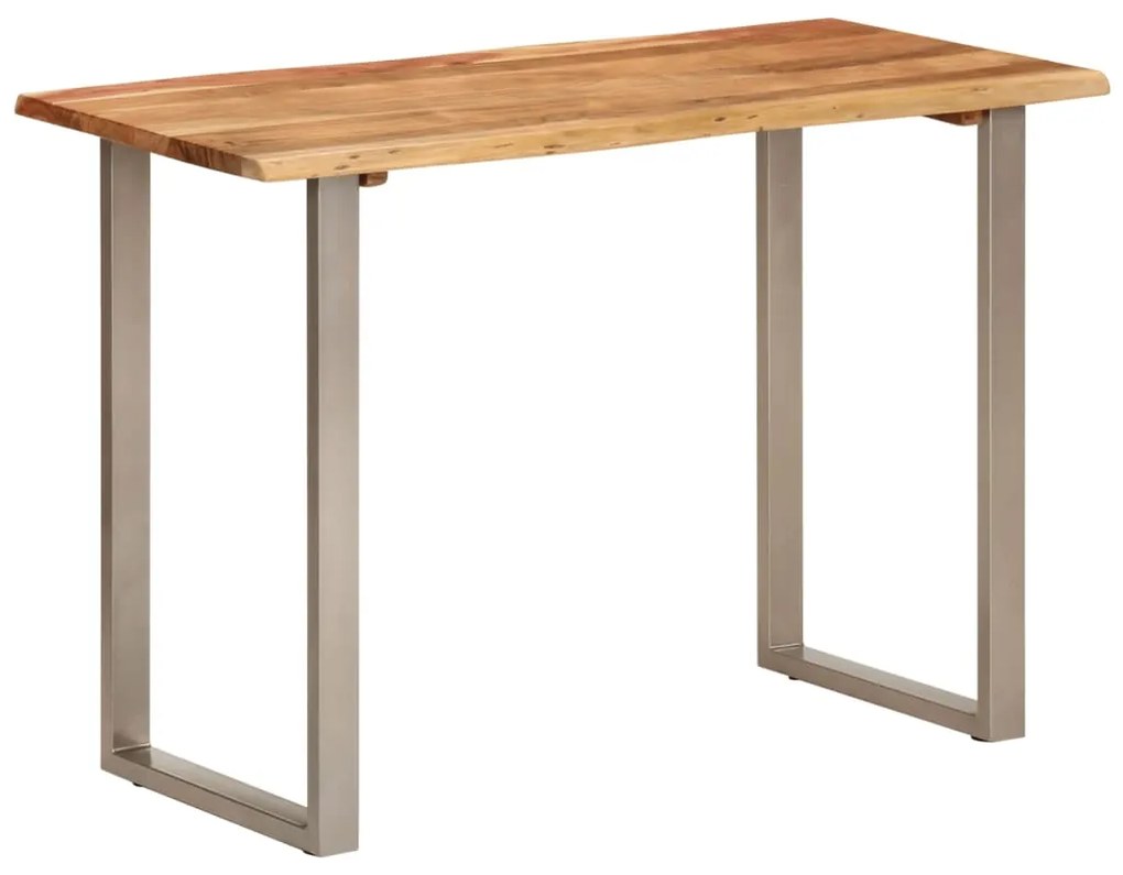 Tavolo da Pranzo 110x50x76 cm Legno Massello di Acacia