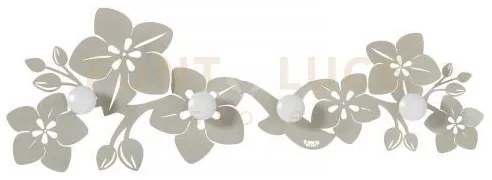 Appendiabiti di design fior di loto avorio