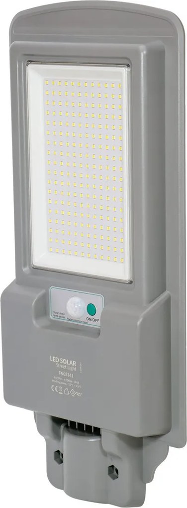 Armatura LED Solare 4000 lm Autonomia 12 ore con Telecomando e Braccio Colore Bianco Naturale 4.000K
