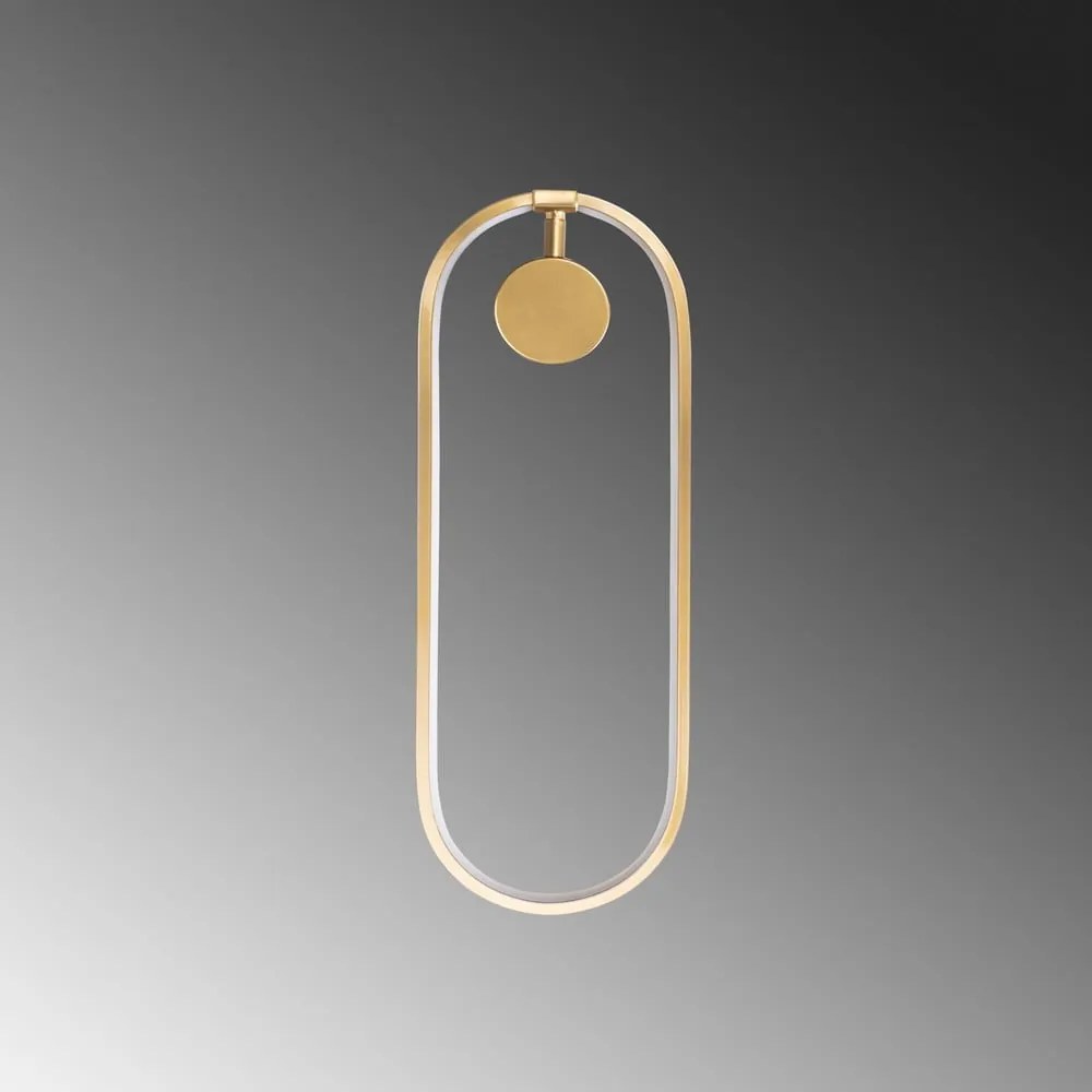 Lampada da parete LED dorata Can – Opviq lights