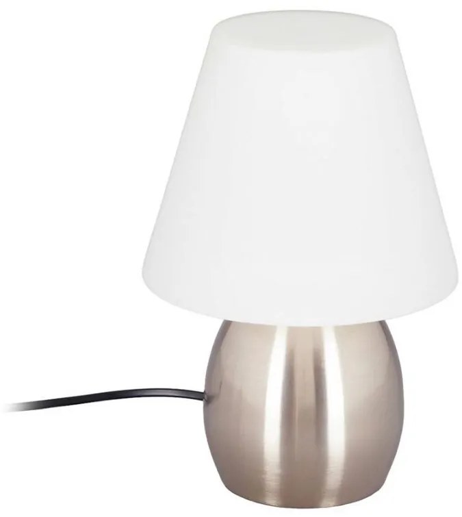 Lindby - Emilan Lampada da Tavolo Nickel/White Lindby