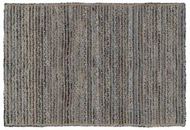 Tappeto Naturale Azzurro Cotone Juta 230 x 160 cm