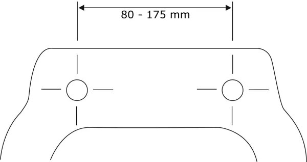 WENKO 23536100-WC sedile per WC RELIEF 36,5x45 cm multicolore/argento