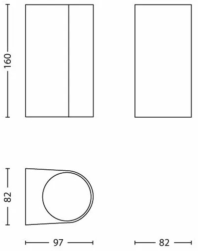 Philips 17102/47/PN - Lampada da esterno MY GARDEN NIGHTINGALE 2xGU10/35W/230V