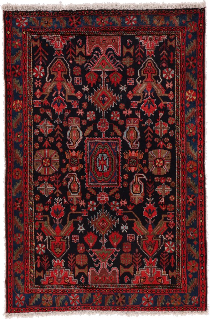 Malayer Tappeto 200x130 (Iran) Annodato A Mano