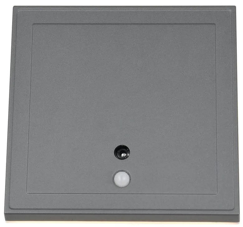 Illuminazione esterna LED con sensore di movimento da parete (altezza totale 14 cm) Fortaleza – Trio