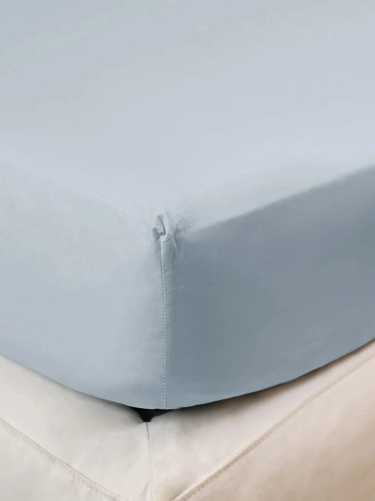 Lenzuolo con angoli boxspring in cotone percalle Air