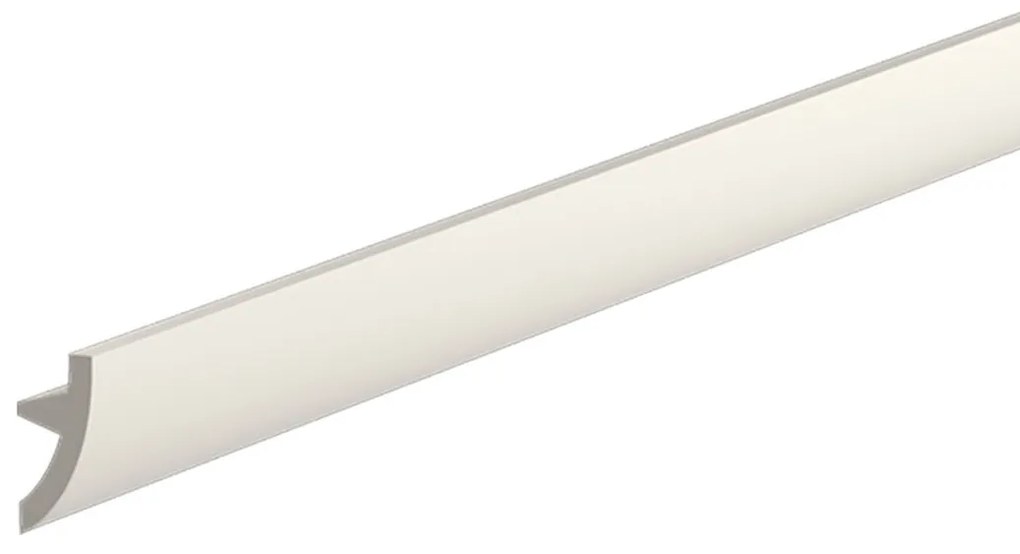 Cornice Pitturabile per Illuminazione Segnapasso o a Soffitto per Strisce LED - 2m Variante Lunghezza 2 Metri
